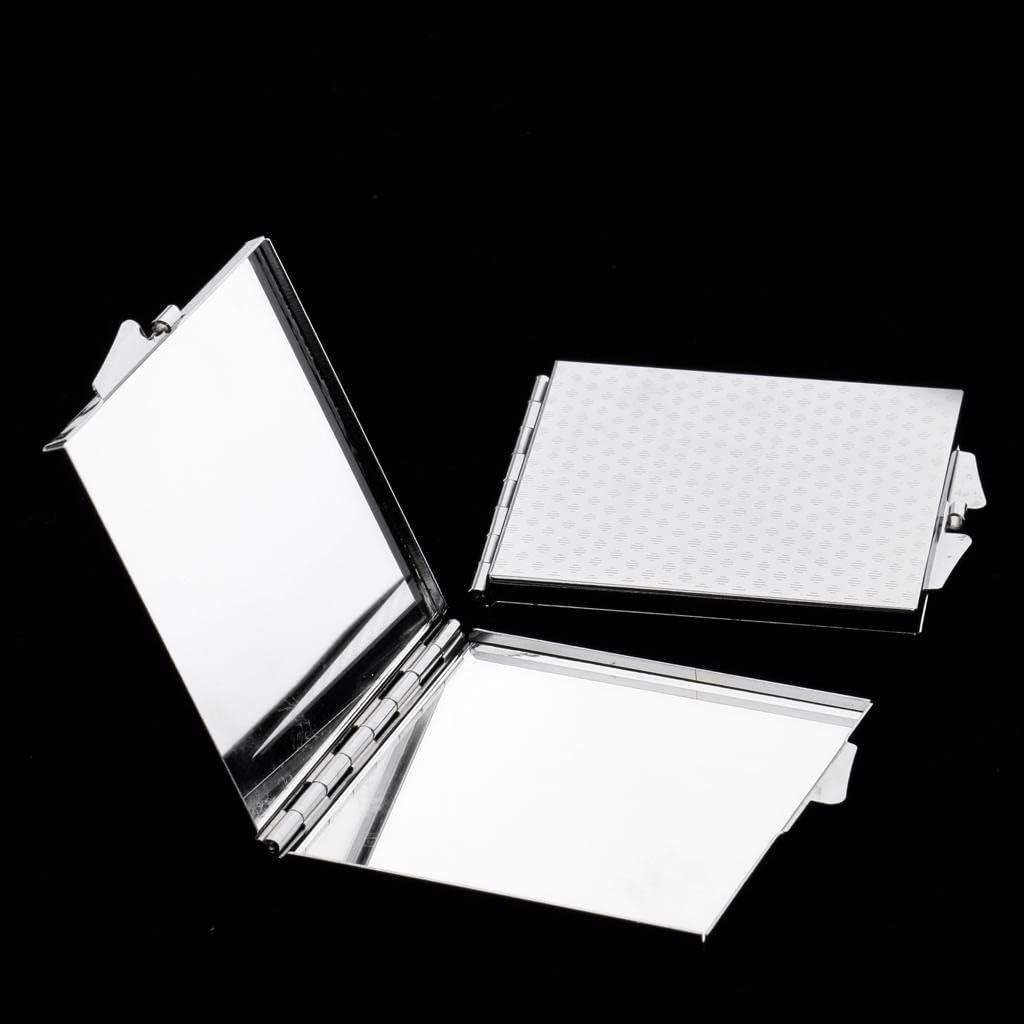 2 Pack Folding Compact Cosmetics Travel Portable Makeup Strip Metal image 4