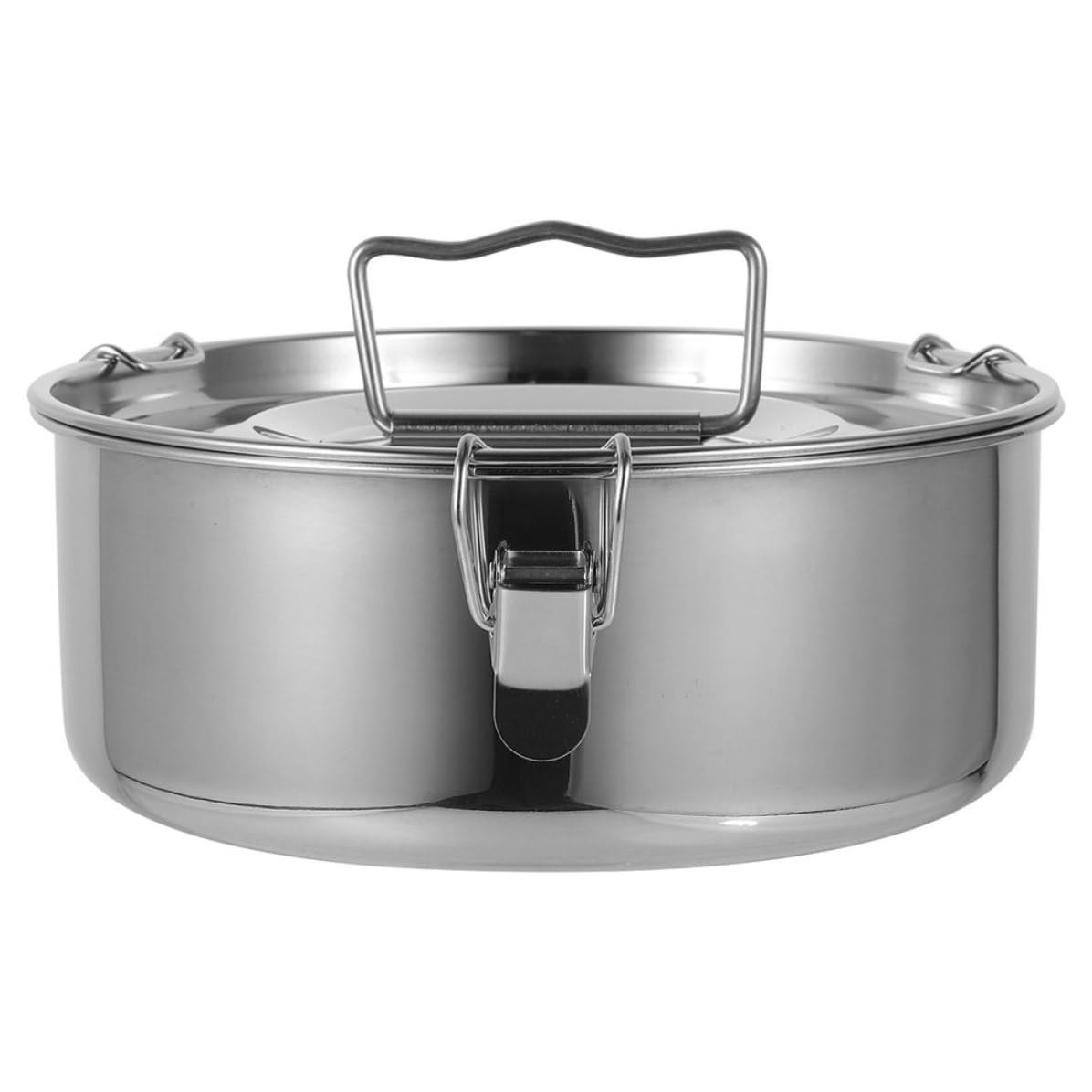 Housoutil Molde para Flan Versátil con Diseño de Cierre con Tapa de Acero Inoxidable Herramienta para Cocinar Flan Adecuado para Preparar Postres al Vapor y Pasteles
