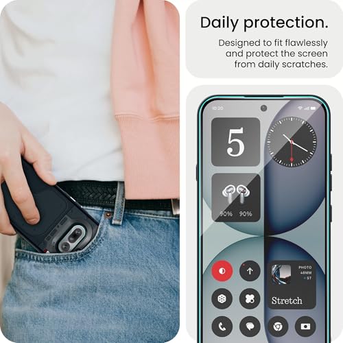 Image of FIRST MART Tempered Glass for Nothing Phone 4A with Clear Camera Lens Protector & Installation Kit | HD Clear, Edge-to-Edge, Scratch Resistant, Case-Friendly | Pack of 1