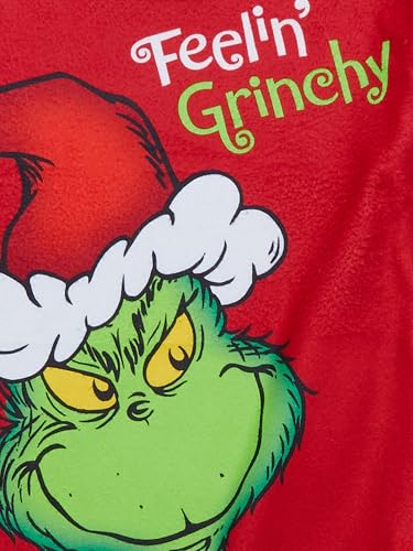 The Grinch Who Stole Christmas Girls Long Sleeve Top and Pants Pajama Set, 2-Piece, Sizes 4-122
