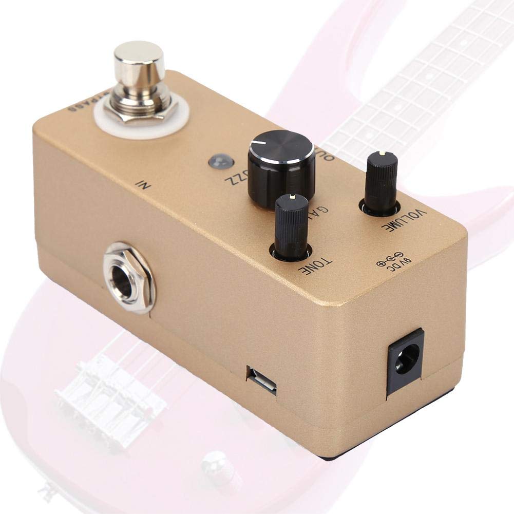 Stabile Pedale Effetto Chitarra elettrica retrò con Vero Pedale Effetto Bypass, Hard Rock Stile Fuzz per Musicisti Punk Rock