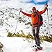 Walking Sticks for Men & Women - 14.5” Foldable Hiking Poles for Backpacking, Exercising and Traveling, Set of 2 Nordic Collapsible Trekking Poles (Black Silver, 100-120cm)
