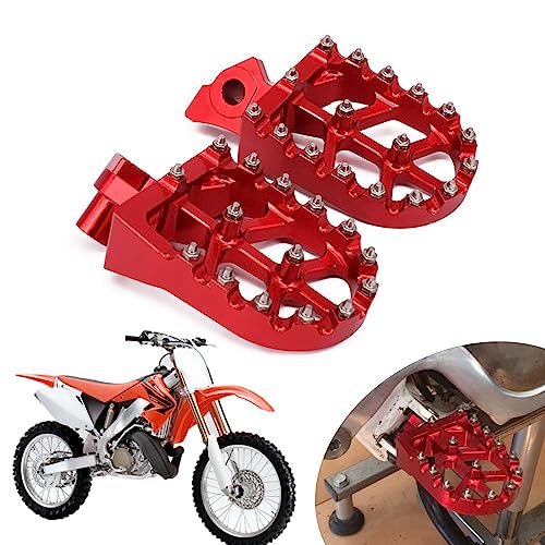 Repose-pieds moto AnXin avec grip maximal pour cross Honda CR et Yamaha YZ
