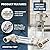 Uiyofok Stainless Steel Chromed Brass Bypass Sensor Valve Kit for Instant Hot Water Recirculating System,Replace The Old Plastic Version,Compatible With 500800,500805,367010,595926