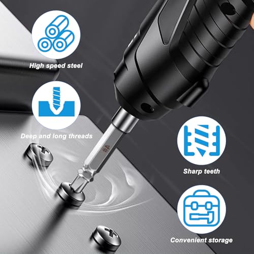 4 x Schraubenausdreher Set Linksausdreher Set Profi, Schrauben Ausdreher Set, Schrauben Ausdrehwerkzeug, Linksbohrer Linksdreher Set, Schraubenentferner zum Entfernen Beschädigter Schrauben Muttern