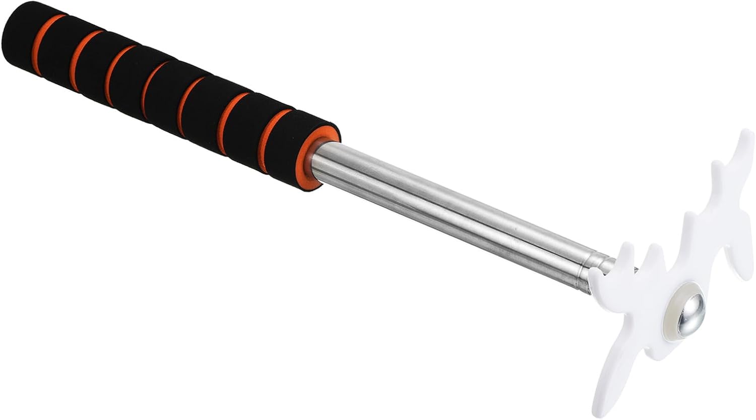 PATIKIL Retractable Billiards Cue Stick Bridge EVA Handle Pool Cue Accessory with Removable Plastic Bridge Head for Pool Table Competition
