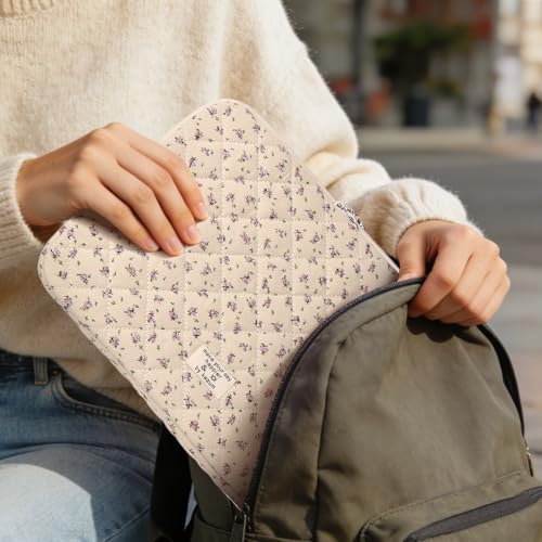 Funda protectora para laptop con diseño floral miniatura 3