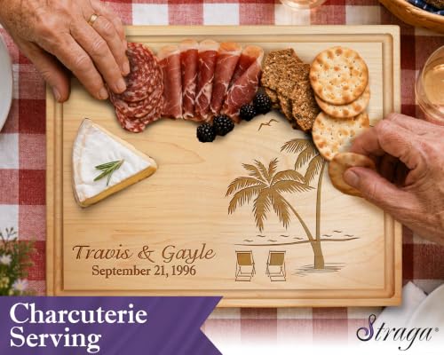 Tabla de Cortar Personalizada para Boda en Playa miniatura 9