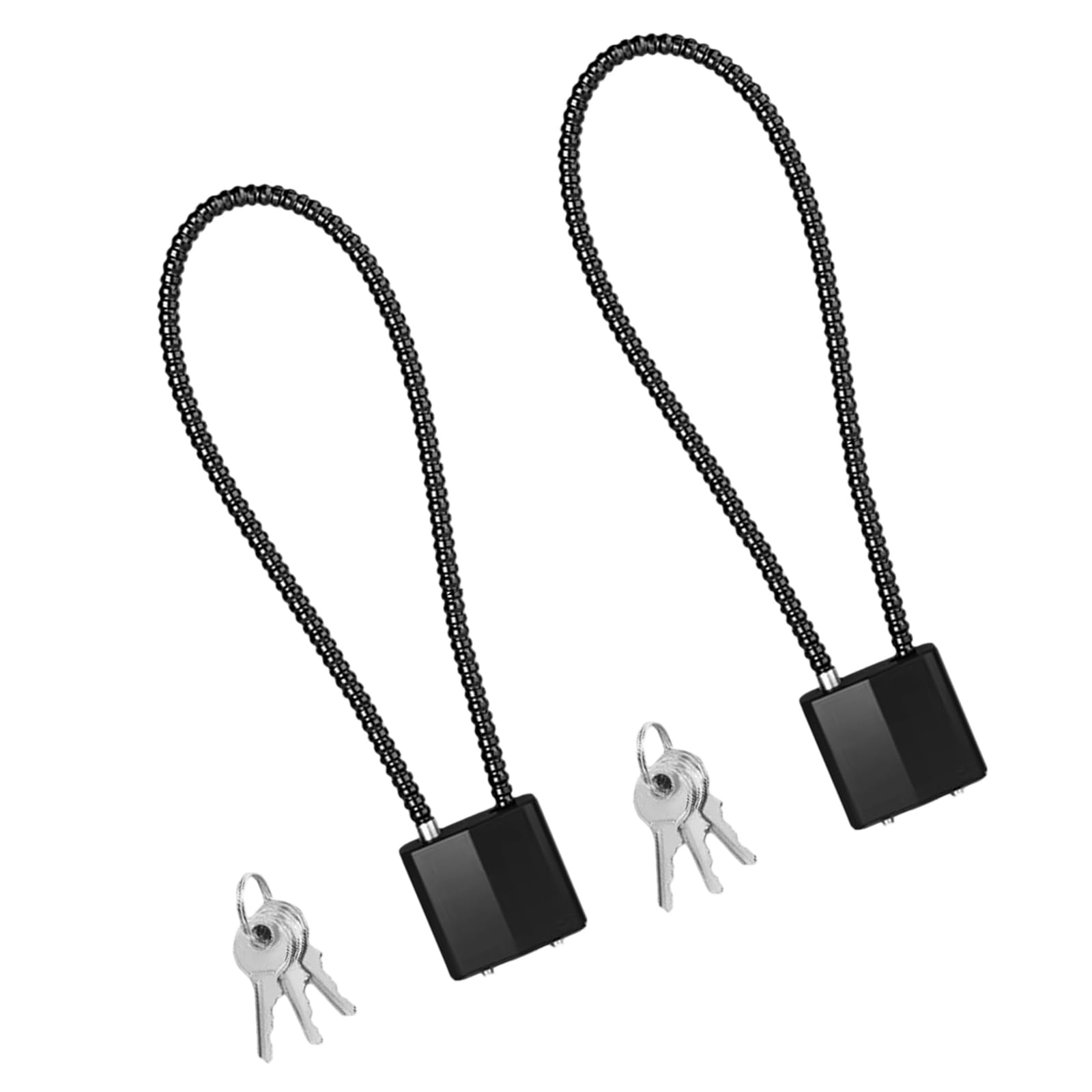 Tsophreniq Steel Cable Bike with Antitheft for Bicycles Scooters Flexible Cable Padlock Secure with for Cabinets Helmets Luggage