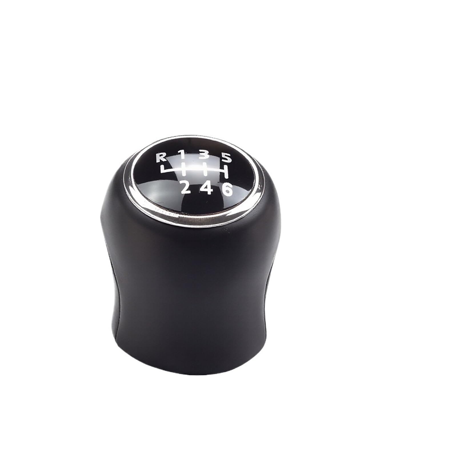 Qwqaab R6-Speed Manual Gear Knob For Vw For Transporter For Multivan For Caravelle T6 T7 2016-2020 Black Manual Gear Shift Knob Pu Gaiter Boot 5/6 Speed(R6-Speed)