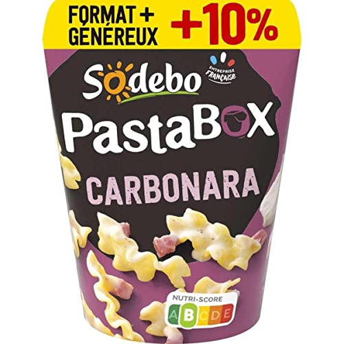 Sodebo Pastabox Fusili Carbonara 330gr