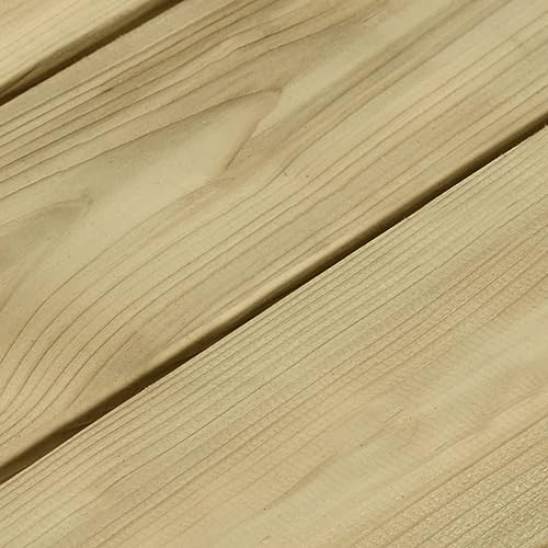 Table de bar d'extérieur en bois de pin massif résistant aux intempéries