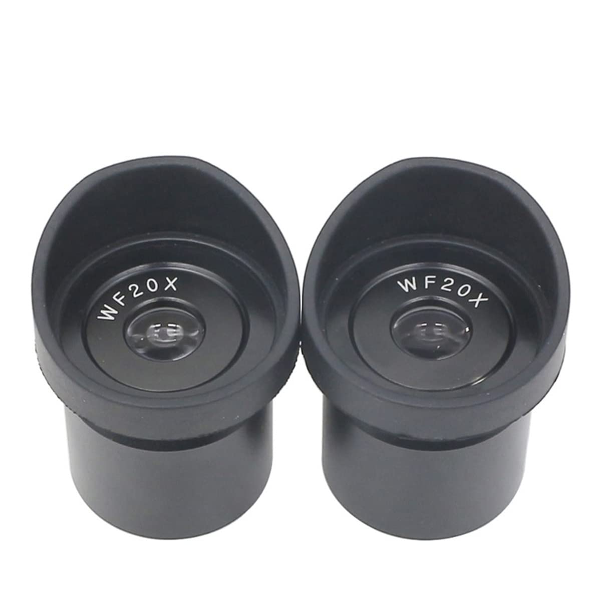 Ersatzteile für Labormikroskope Mikroskop-Okular - 1 Paar WF10X WF15X WF20X Okulare Weitfeldansicht Optische Linsenbefestigung 30 mm,5 for Stereomikroskop mit Gummi-Augenmuscheln