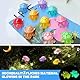 Schildkröte, 80 Mini Turtles aus Harz, 10 Farben, Dekoration für Pflanzen, Geburtstagsfeiern, Hochzeiten, Aquarien, Miniaturlandschaften, Terrassen, Fensterbänke