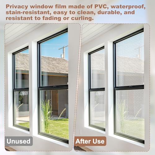 Película decorativa para ventana 39.4 x 7.9 pulg clara miniatura 4