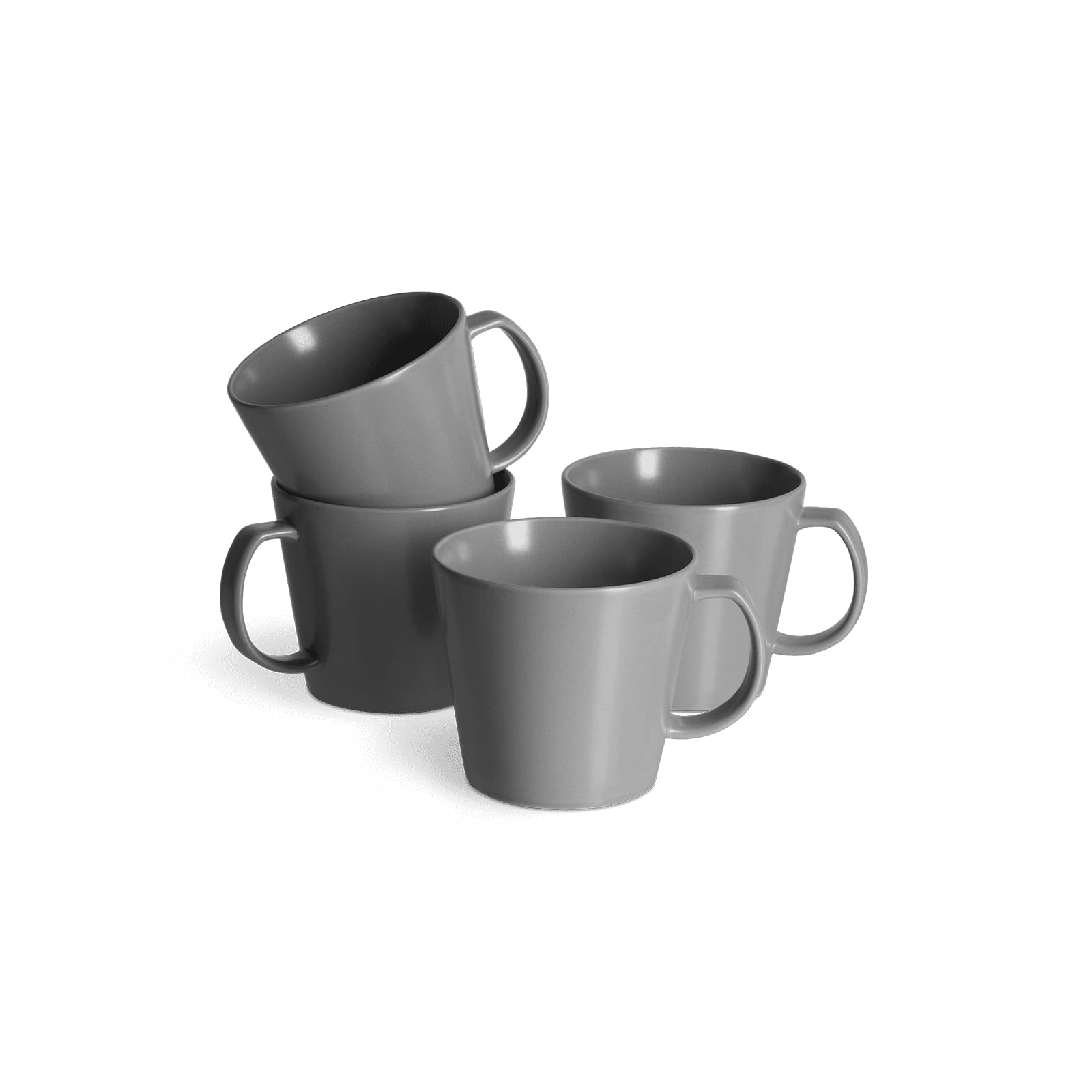 SPRINGLANE Sweet Scandi Juego de Vajilla de Cerámica de 16 Piezas – 4 Platos Vajilla, 4 Platos de Desayuno, 4 Cuencos Desayuno, 4 Tazas de Café – Vajillas Completas Modernas – Apta para Lavavajillas