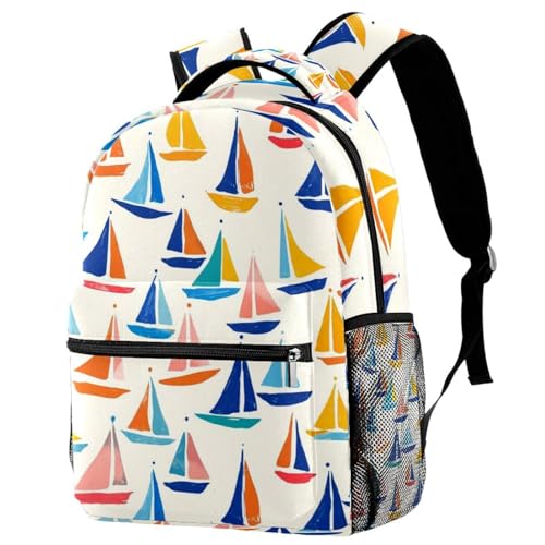 Sac à dos de voyage enfant motif bateau à voile, le cadeau idéal