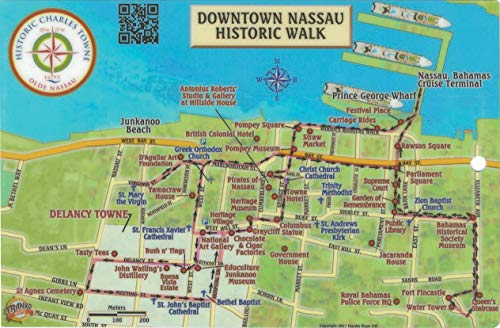 Historic Charles Towne Olde Nassau Walking Map