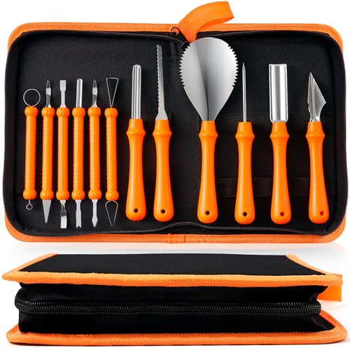 JOYIN 12 Pcs Halloween Carving Kit