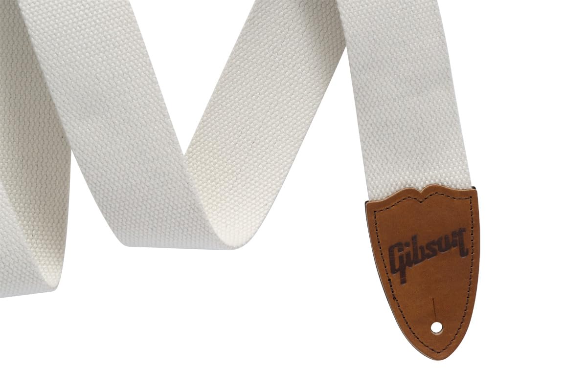 Gibsonストラップ Amazon | Gibson/ASCNVS-WHT The Canvas (White) ギブソン ストラップ