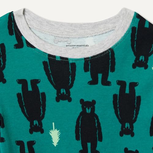 Image of Amazon Essentials Babies, Toddlers and Boys' Snug-Fit Cotton Pajama Set, Multipacks