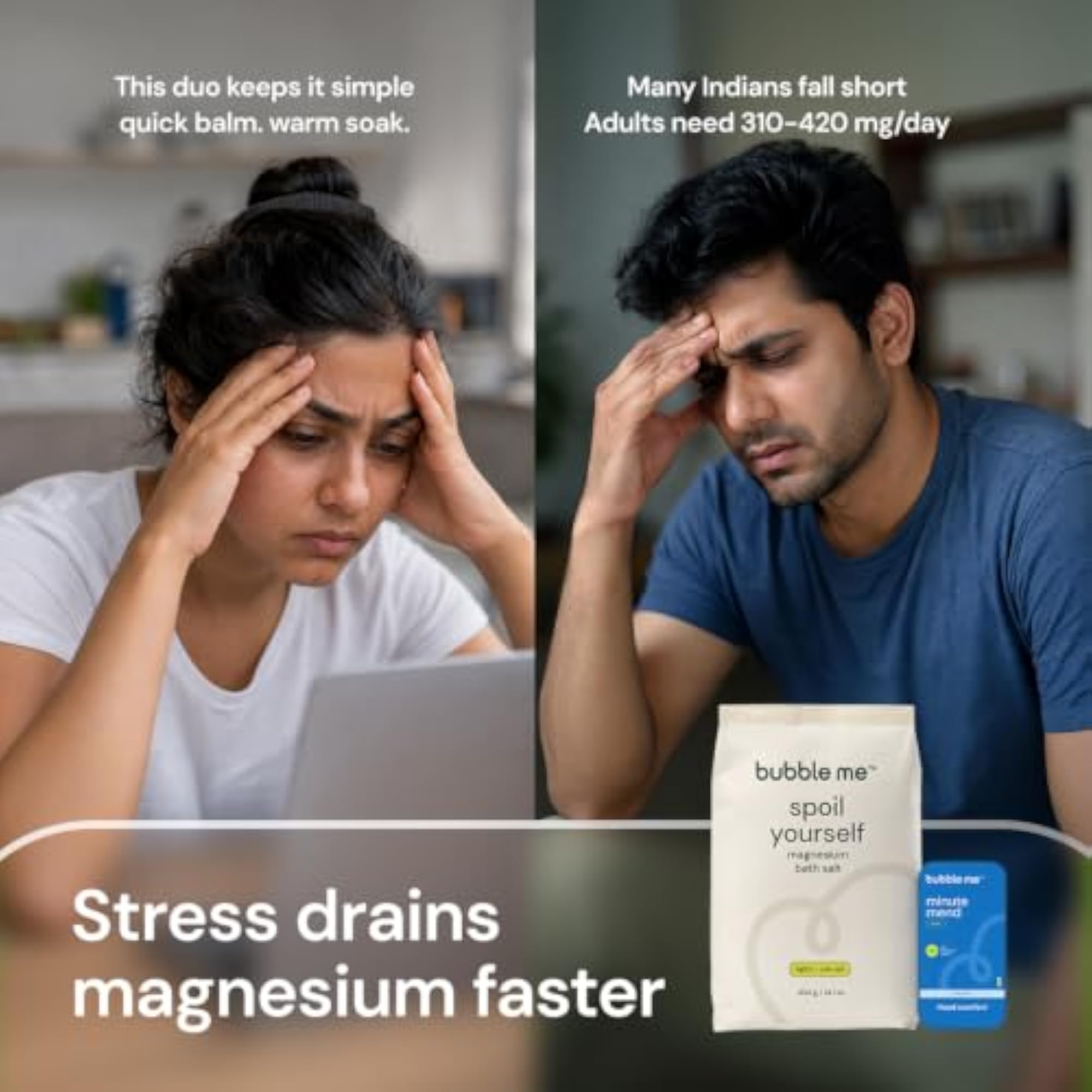 Head-to-Toe Magnesium Relief Combo with Bath Salt & Balm
