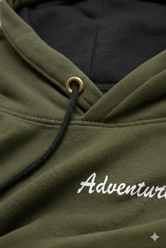 Image of Kids Boys & Girls Cotton Hooded Neck Full Sleeves Printed T-Shirt|Trendy Adventure Edition T Shirts for Kids