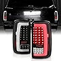 ACANII - For 2000-2006 Chevy Suburban Tahoe GMC Yukon w/ LED Tube Full LED Tail Lights Brake Lamps Assembly Left+Right