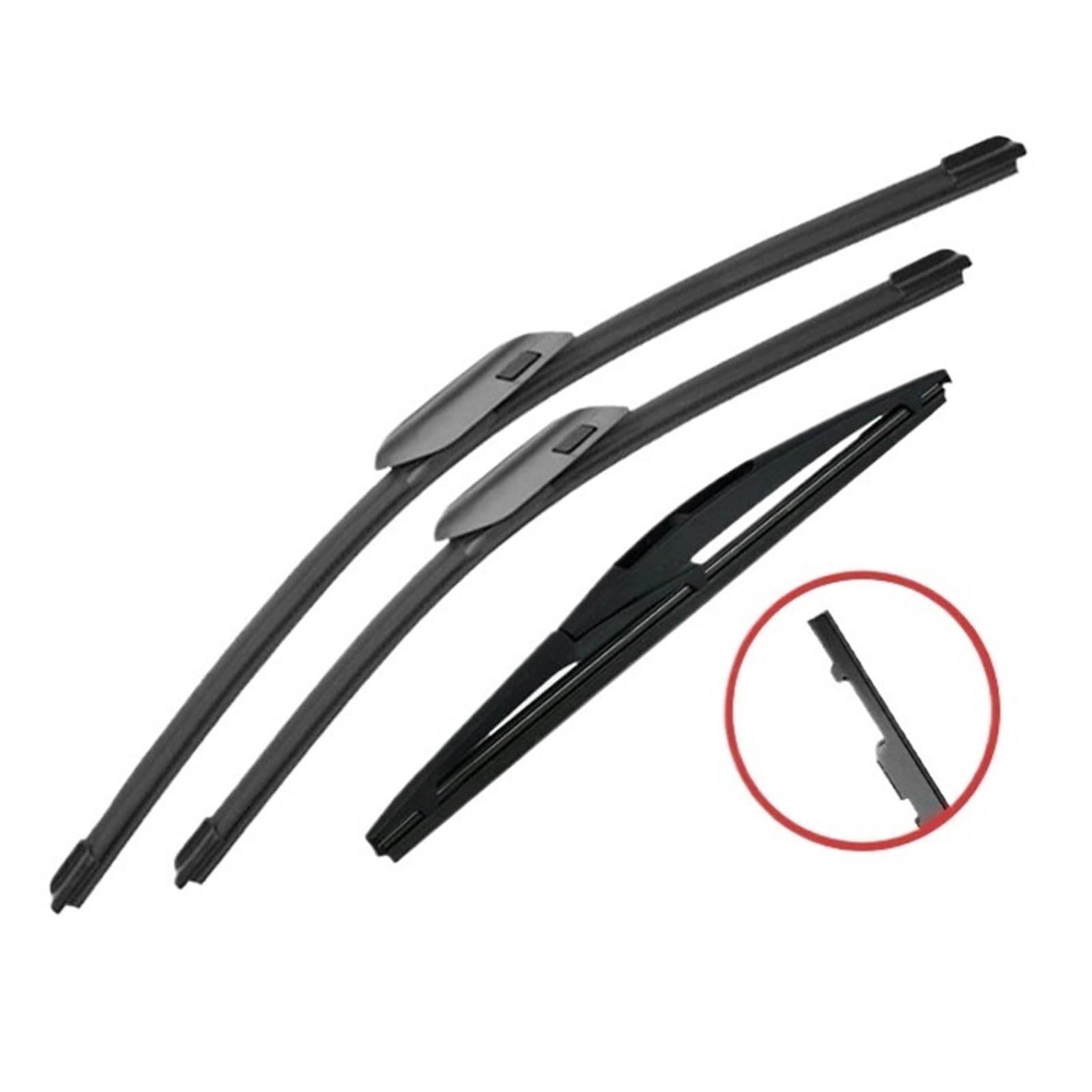 Spazzole tergicristallo per auto Adatto per spazzole tergicristallo anteriori posteriori Chery Tiggo | Adatto per spazzole tergicristallo anteriori posteriori Chery Tiggo(Front Rear LHD)