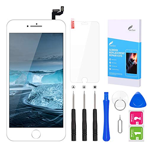 BuTure for iPhone 6S Screen Replacement 4.7 LCD Digitizer Touch Screen Assembly with 3D Touch, Magnetic Repair Tools Kits (White)