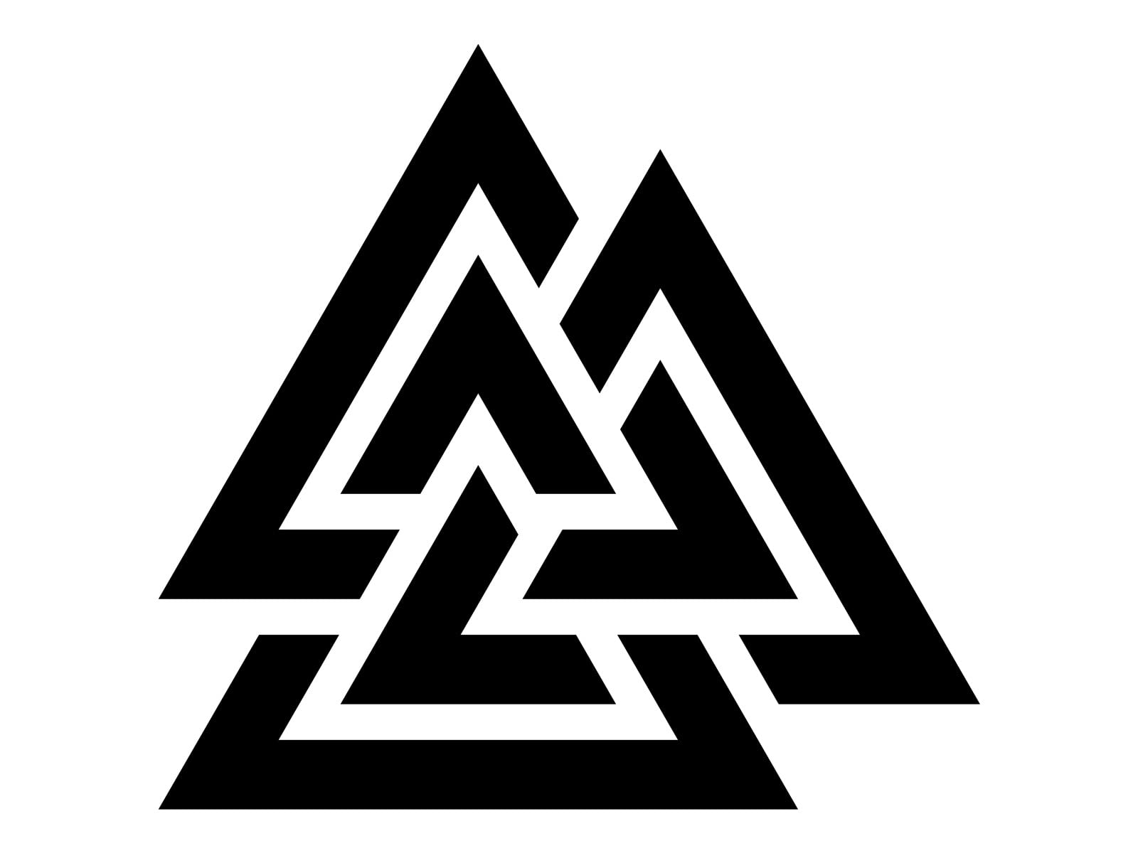 Valknut Viking Odin Norse Vinyl Decal Car Sticker Waterproof