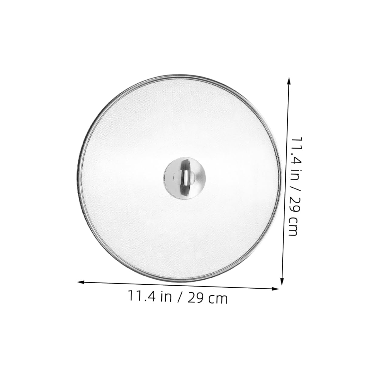 PRETYZOOM 2pcs Oil Splashing Cover Stainless Steel Grease Splatter Screen with Heat Resistant Handle Versatile Frying Cooking Tool for Safe and Clean Kitchen Use