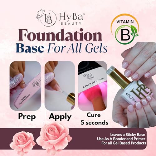 HYBRID Viti-B Base Coat Gel de Uñas 18ml miniatura 2
