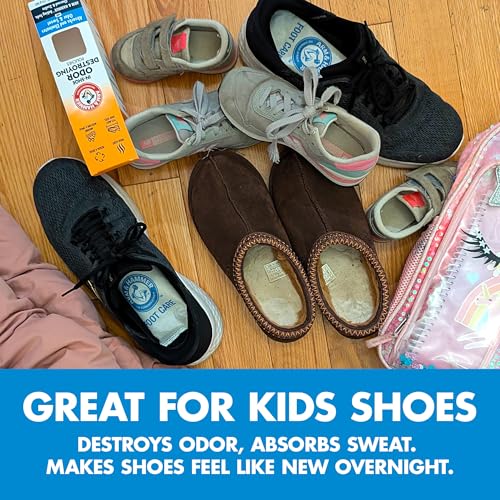 Arm & Hammer In-Shoe Odor Destroying Pouches, Shoe Deodorizer Insert for Reducing Odor and Absorbing Moisture, Smell Eliminator for All Footwear, Gym Bags and Work Boots (4 Pouches) - Image 8