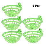Balacoo 5 Piezas de plástico Canario Nido de pájaro Nido de plástico Hueco Jaula Colgante Huevos incubación Herramienta Pan pinzón Loro Canario Paloma Nido tazón