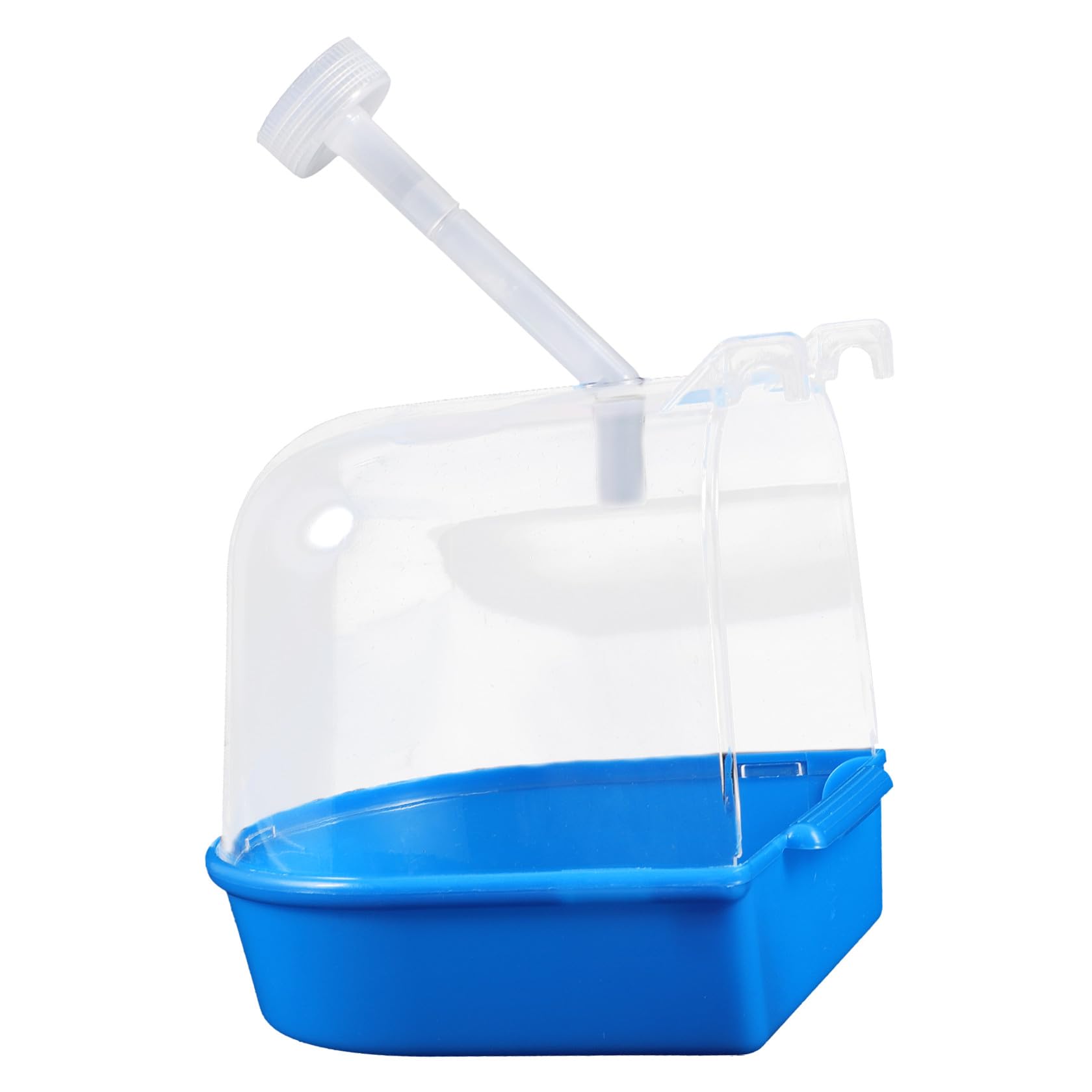 Gatuida Vasca da Bagno per Uccelli in Plastica Vassoio Rimovibile, Dimensioni Grandi per Pappagalli e Uccelli Domestici, per Gabbie e Bagni Comodi