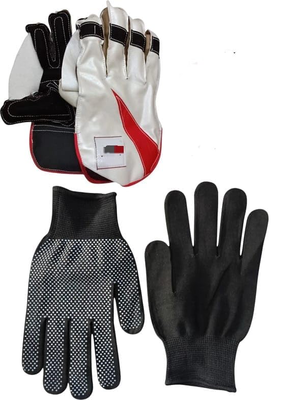 School Cricket Wicket Keeping Gloves for Boys 10 to 15 Years Boys recomanded for Tennis Ball Cricket-picture-14