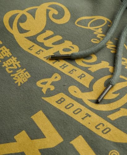 Sweatshirts à capuche Superdry Capuche avec inscription Leather Boot Co. EU - vue 7