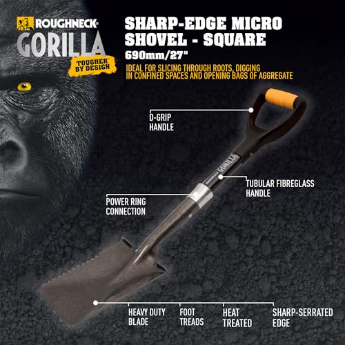 Roughneck Gorilla Sharp-Edge Micro Shovel 690mm - Image 3