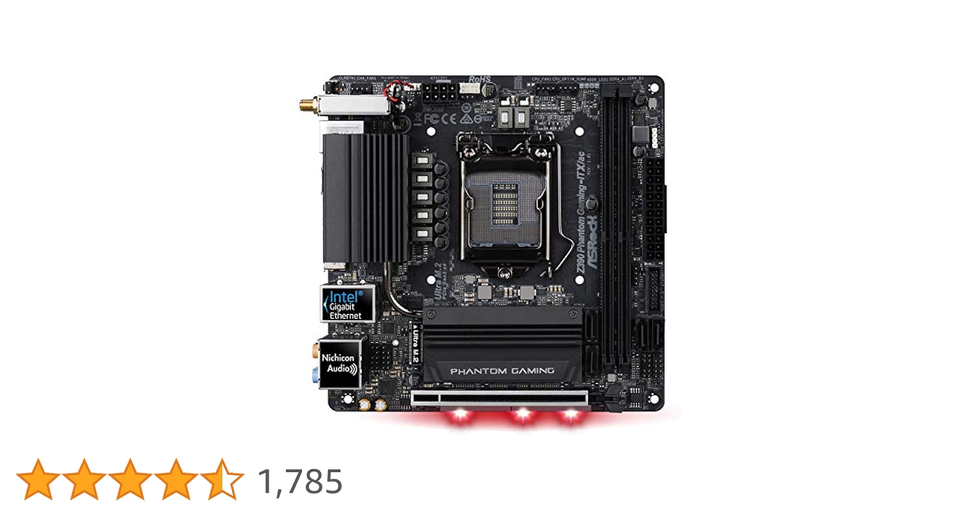 【ジャンク】ASRock Z390-ITX/ac マザーボード Z390 Phantom Gaming-ITX/ac | ASRock(アスロック) LGA1151