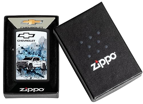 Encendedor Zippo Chevrolet Black Matte miniatura 5