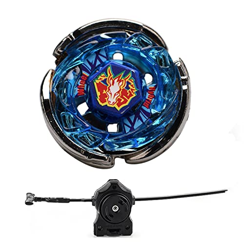 DWIN Metal Fusion Spinning Top Battling Toy BB28 Storm Pegasis / Pegasus 105RF with Launcher Ripper Right Spin Black LL2 Light Ripcord Set (BB-28)