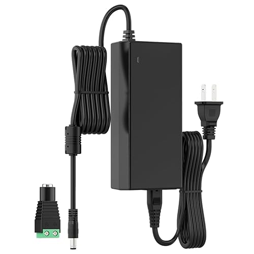 BTF-LIGHTING 12V 8.5A 102W Adaptador de fuente de alimentación listado ETL 100-240V CA a 12V CC convertidor Clase 2, conector de 5.5x2.1mm para