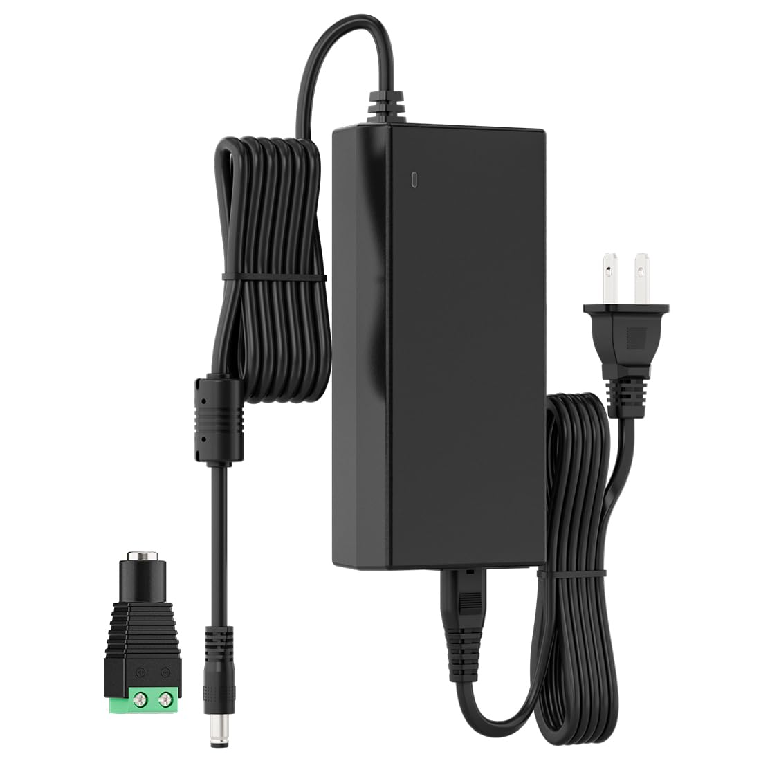 BTF-LIGHTING 12V 8.5A 102W Power Supply Adapter ETL Listed 100-240V AC to 12V DC Converter Class 2 Power Supply, 5.5x2.1mm Jack for for Low Voltage LED Strip Lights, CCTV, Router, Electronics