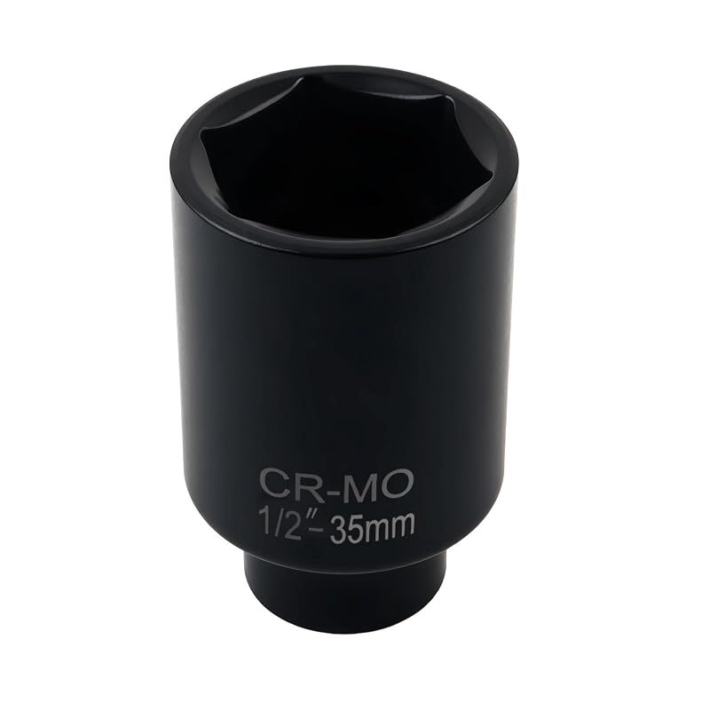 Soquete de Impacto Profundo 35 mm com Encaixe de 1/2 pol. e 6 Pontas Figpade