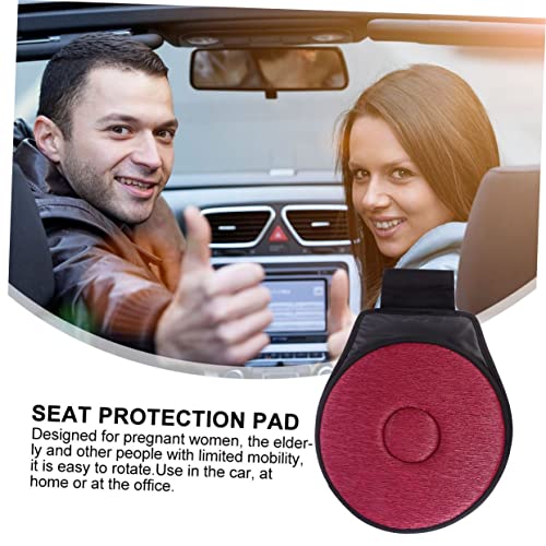 CIYODO 360 Auto Drehkissen Sitzpolster-drehkissen Stuhlkissen Drehsitz Für Auto Kühlkissen Für Autositze Stuhlpolster Autokissen Multifunktion Sandwich-Stoff Rundes Kissen Rotieren