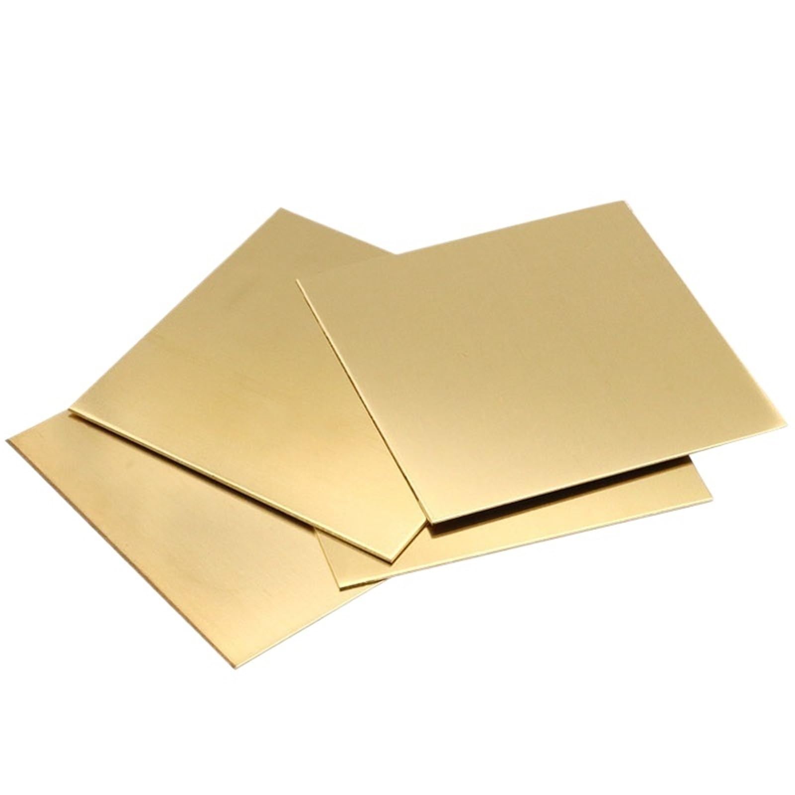 Kupferplatten 1 Stück Dicke 0,5/1 mm Messingblech Kupferstreifen Folie Metall dünne Messingplatte Rahmen Modellform DIY(1x100x200mm 1Pc)