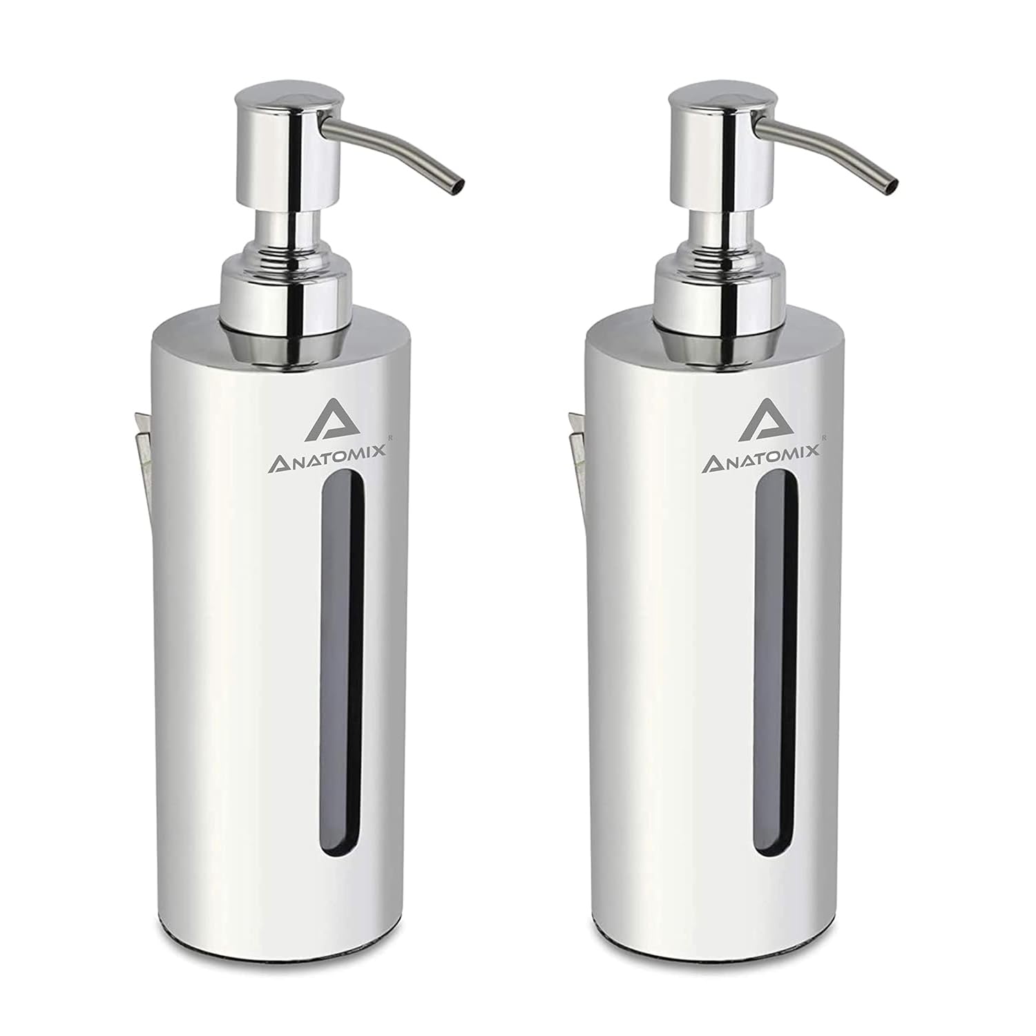 Anatomix Stainless Steel Soap Dispenser for Dishwasher Liquid Holder/Dispenser Through Pump Multi Purpose Wall Mounted for Home, Office, Bathroom & Kitchen Sink 200Ml Pack of 2 (B0CZJ2KMYL) Amazon Price History, Amazon Price Tracker