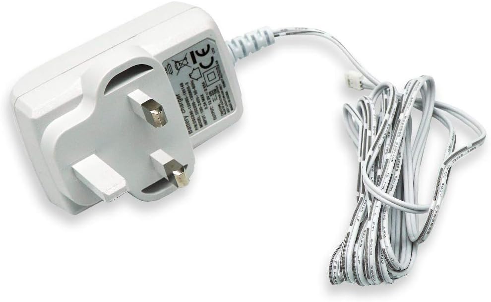 Genuine Somfy Li-Ion AC/DC Sonesse 3-pin Connector Charger (V2) With UK Plug (SKU: 9021027)
