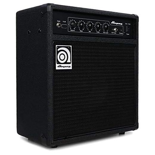 Ampeg BA-108v2 20-watt Bass Combo Amplifier, Black